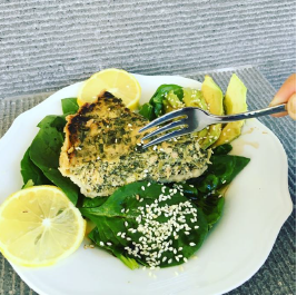 Quiche saumon &eacute;pinards de Pessah